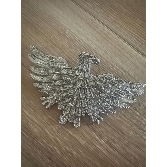 Vintage Eagle with Rhinestones Belt Buckle main image 6